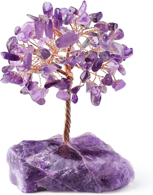 Amethyst Healing Crystal Tree Small Gift Ideas For Coworkers