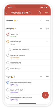 Todoist Goal Setting App