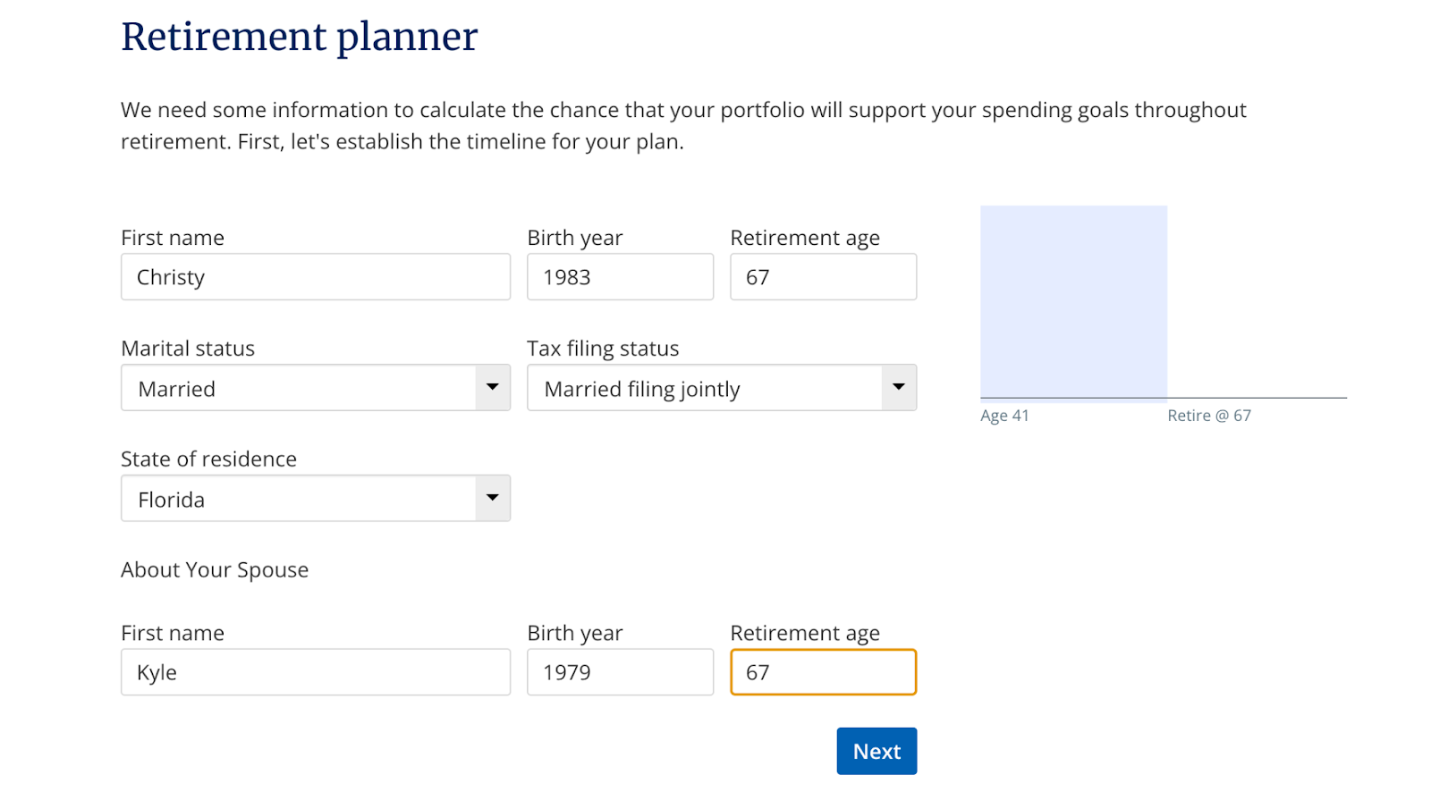 empower budget app - retirement planner 1