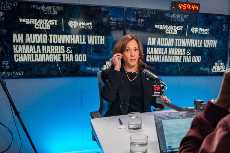 Kamala Harris, Charlamagne Tha God, The Breakfast Club, theGrio.com