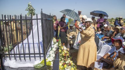 It’s the holidays in Zimbabwe. Time to celebrate by unveiling a family tombstone