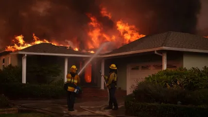 How many of California’s incarcerated firefighters battling the wildfires are people of color?