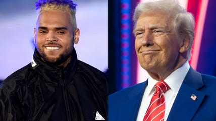 Chris Brown jokes that he wants Trump put on the $100 bill for this reason