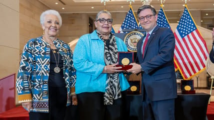 ‘Hidden Figures’ of the space race receive Congress’ highest honor at medal ceremony