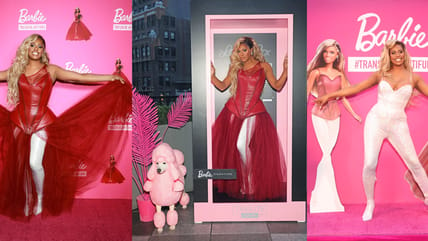 Laverne Cox threw herself a Barbie-themed 50th birthday bash