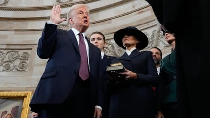 Trump sets out to erase Biden’s legacy with pardons and orders immediately after taking office