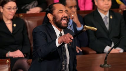 Congressman Al Green removed from chamber floor for protesting Trump address–here’s what he said after