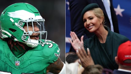 Philadelphia Eagles player Eli Ricks teases a crush on Ivanka Trump