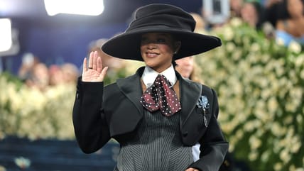 Rihanna arrived at the Met Gala where she not only slayed, but she did so for two
