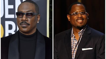 Eddie Murphy, Martin Lawrence play-fight about who pays for wedding if their children marry