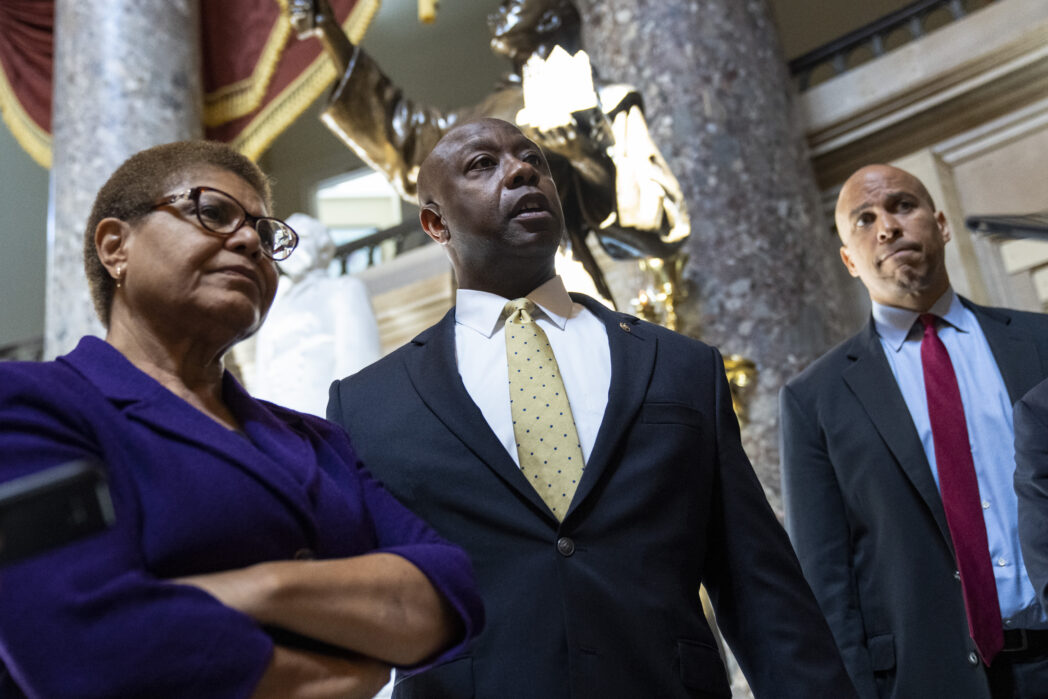 Karen Bass, Tim Scott, Cory Booker, theGrio.com