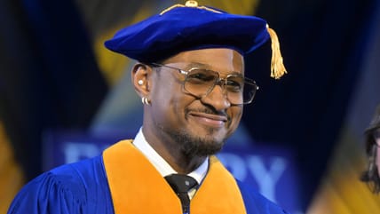 Usher delivers inspirational commencement address at Emory University, receives honorary doctorate
