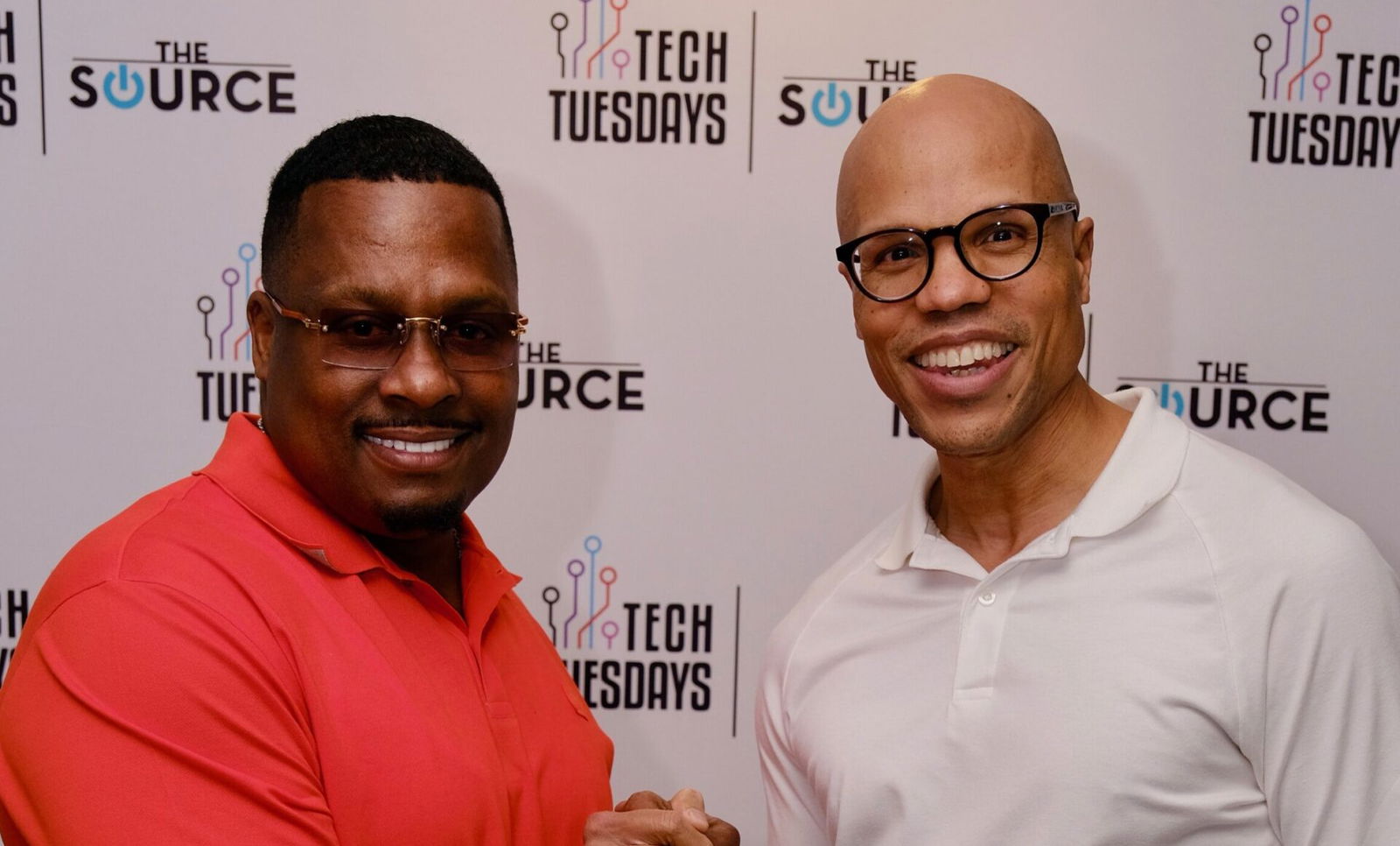 Ted Lucas and Hilmon Sorey of The Source Groups. Photo credit: Robert Diaz, Eyekon Media.