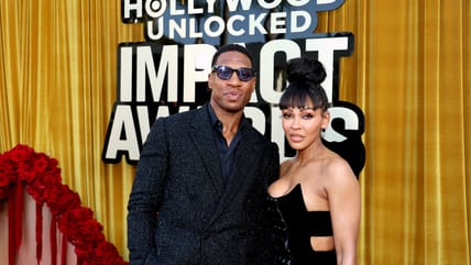 Jonathan Majors shuts down fan’s attempt to shoot his shot with Meagan Good