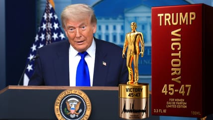President Donald Trump launches new fragrance ‘Victory 45-47’
