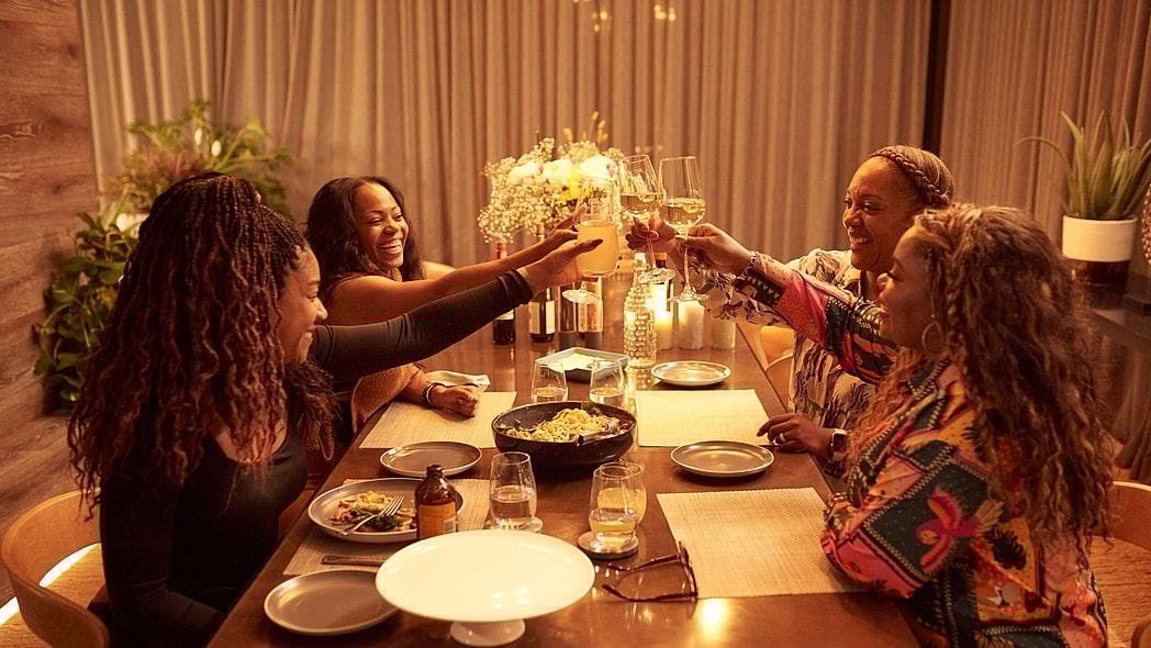 Tiffany Haddish, Selena Martin, Shermona Long, and Sparkle Clark, Tiffany Haddish Goes Off, Africa, Peacock, theGrio.com