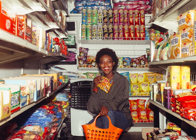 Photo by RF._.studio _: https://www.pexels.com/photo/happy-woman-buying-groceries-in-a-convenience-store-4177708/