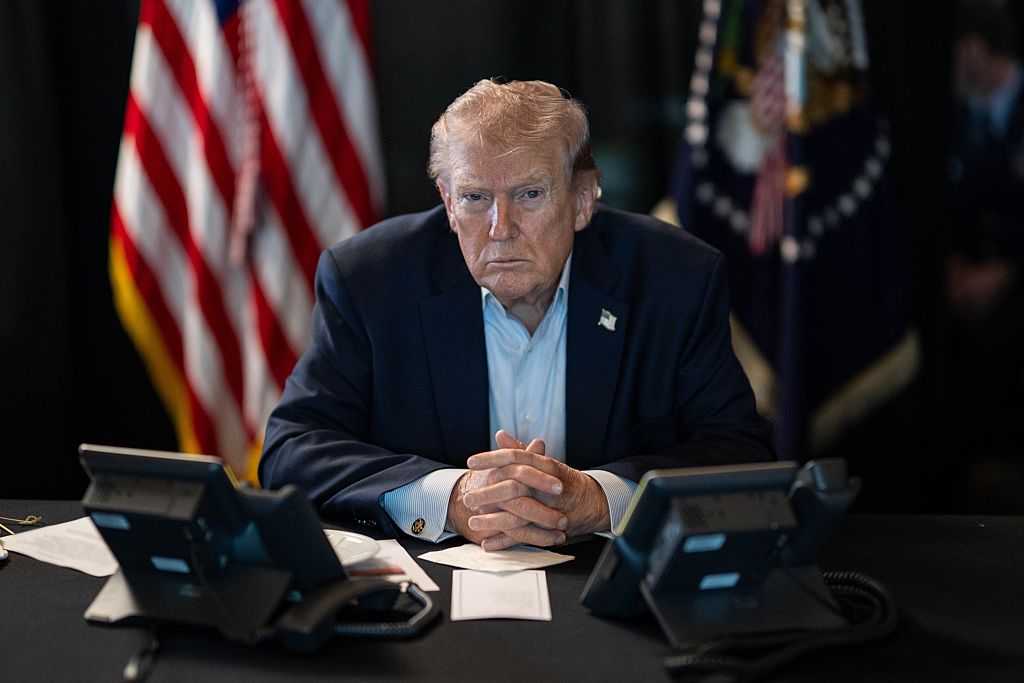 Trump Monitors Military Operations at White House