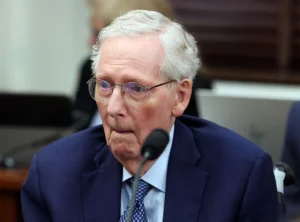 Mitch McConnell Attends Senate Agriculture Committee Meeting To Consider Agricultural Act