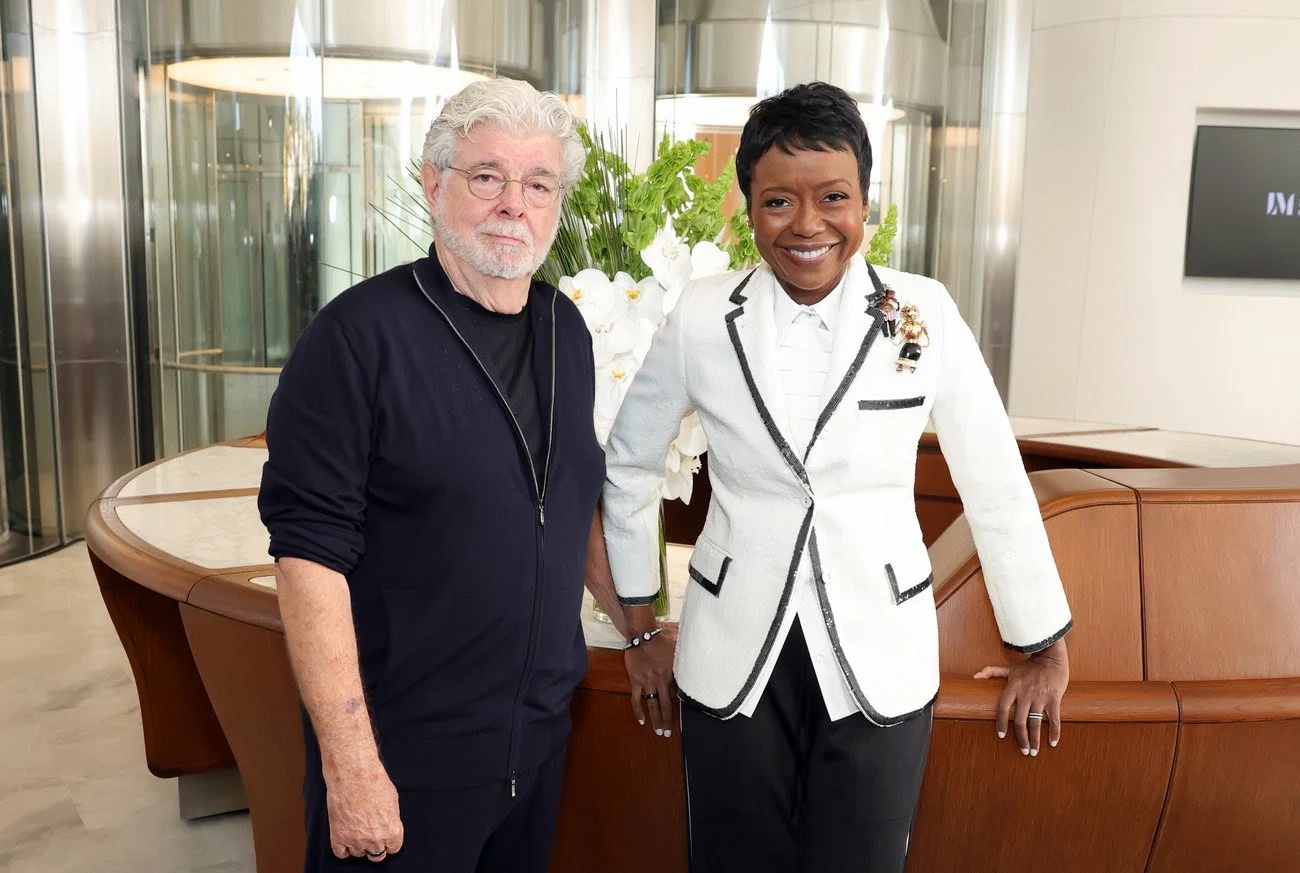 Co-Founders George Lucas and Mellody Hobson, Lucas Museum