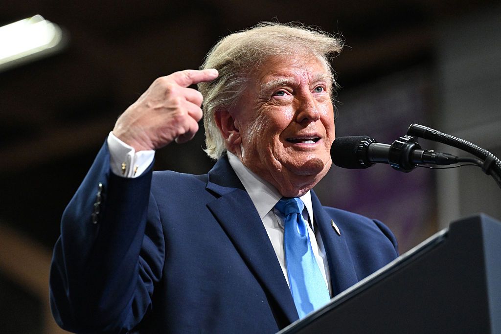 President Trump Attends Rally In Ohio For Republican Midterm Candidates