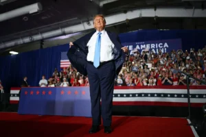 President Trump Holds Rally In Nebraska Supporting GOP Candidates