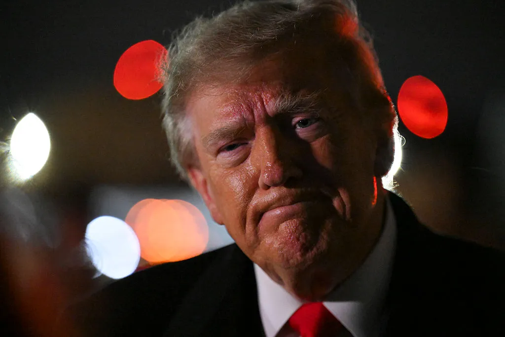 President Trump Arrives Back To D.C. After Tennessee Rally And Alabama