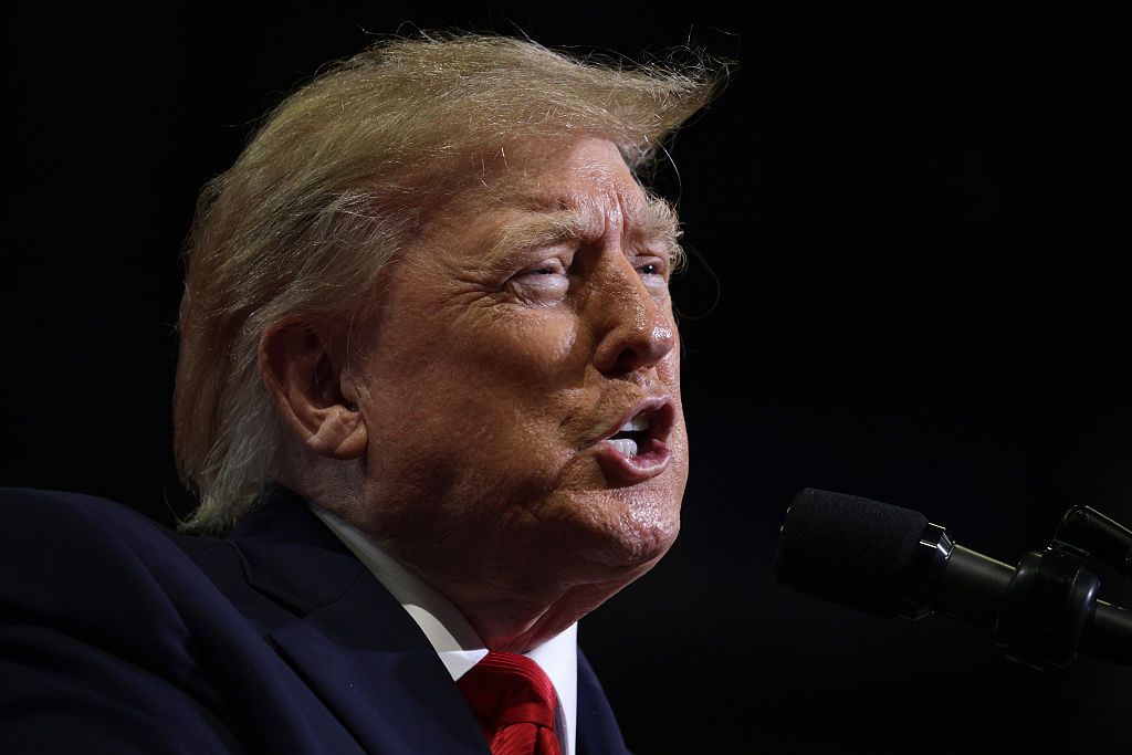 President Trump Speaks At An Election Rally In Youngstown, Ohio