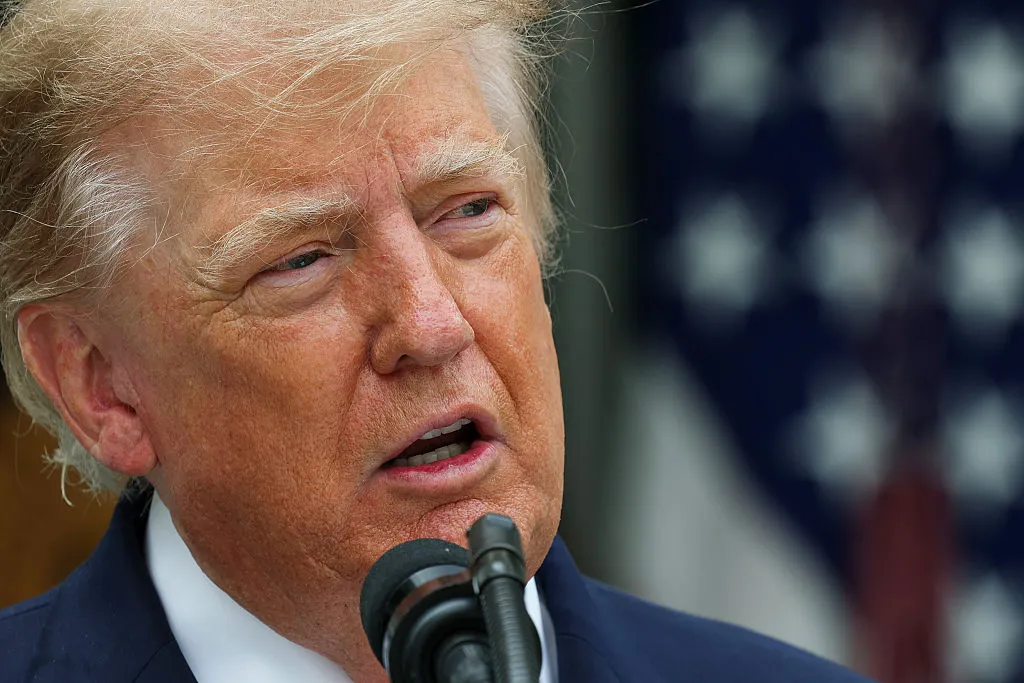 President Trump Attends Lunch In The White House Rose Garden
