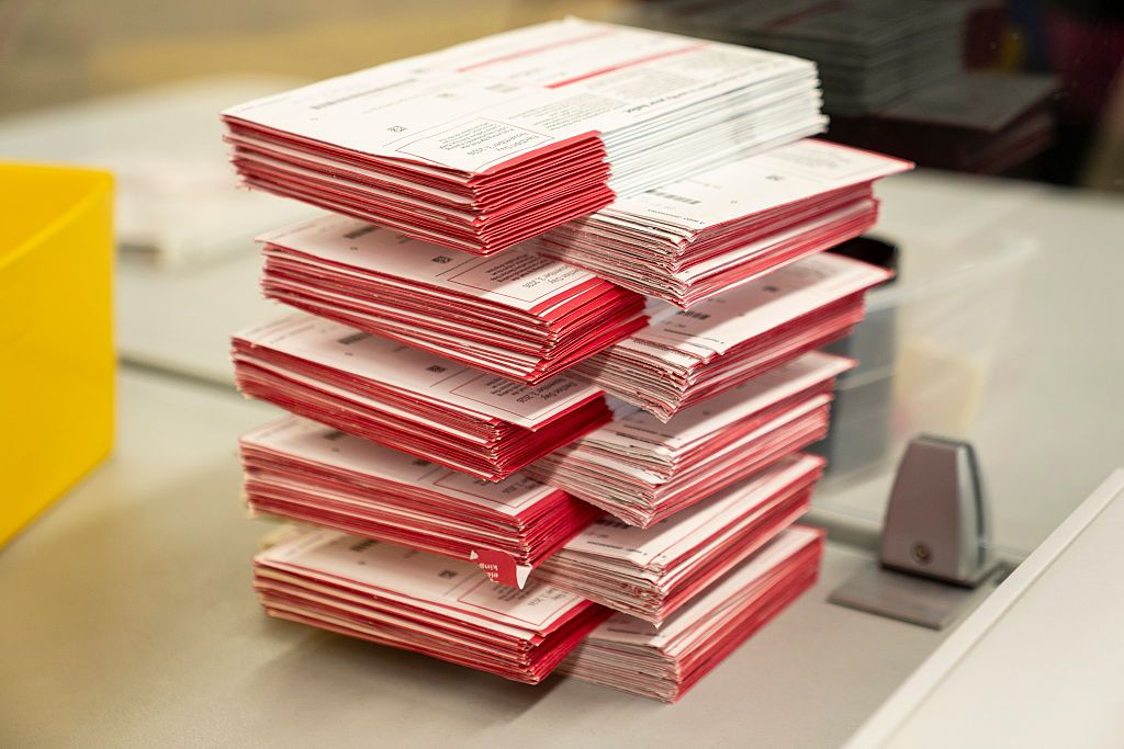 Washington State Processes Mail-In Ballots For The Midterm Elections