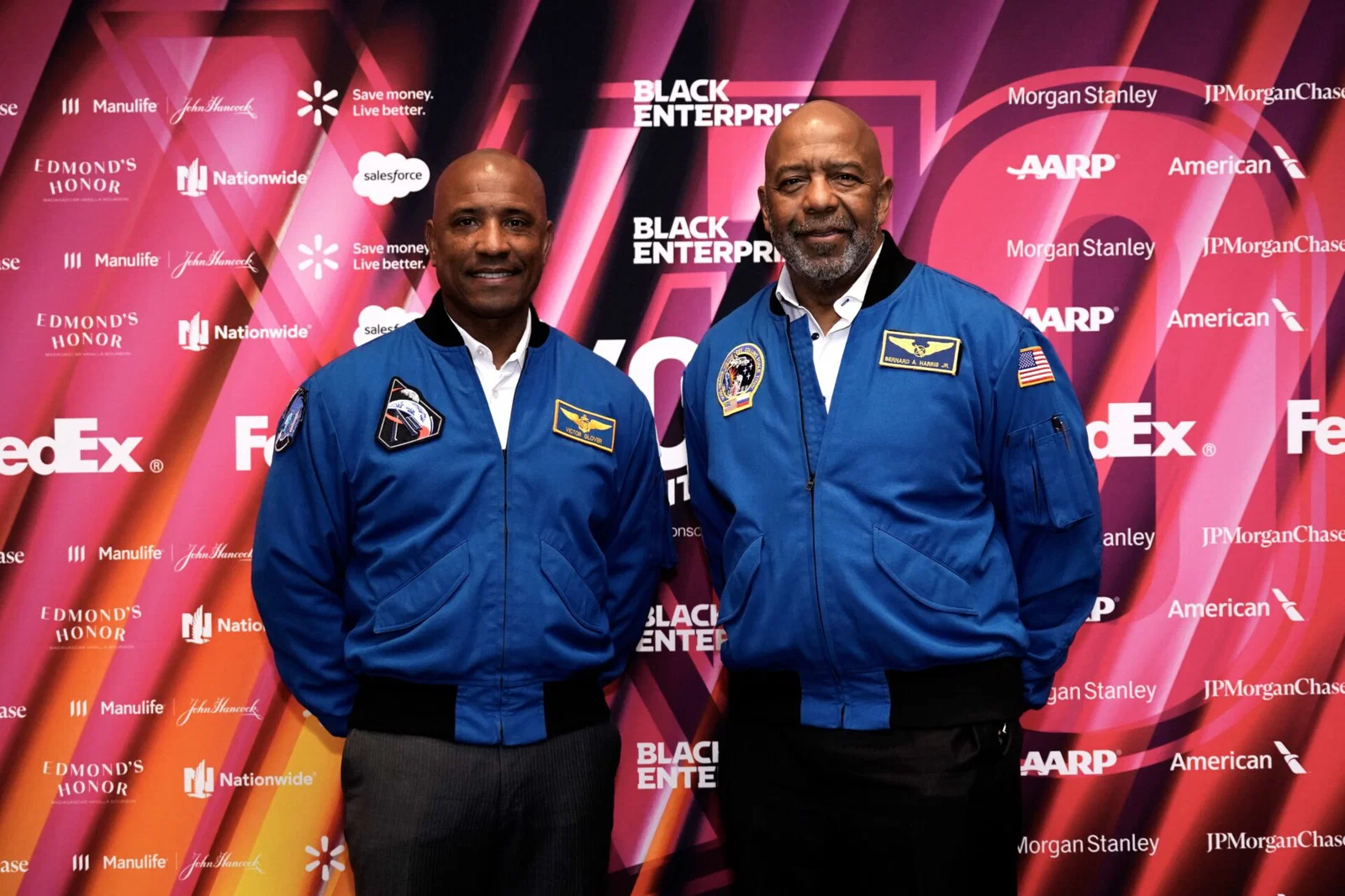 Victor Glover and Bernard Harris