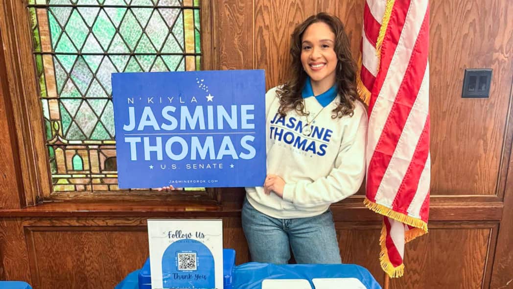 N’Kiyla Jasmine Thomas, the Democratic nominee for U.S. Senate in Oklahoma